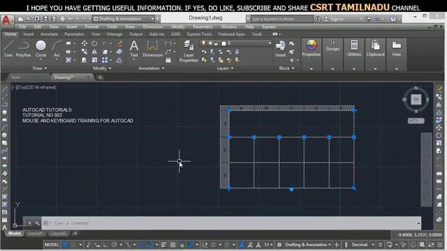 003_1 KEYBOARD USES IN AUTOCAD, IMPORTANT SHORT CUTS, CTRL+Arrows, SHIFT+LEFT CLICK, etc.., смотреть онлайн