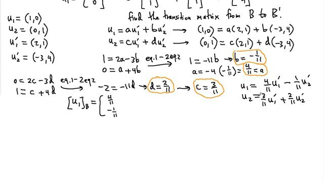 🔠 Change of Basis Transition Matrix ! ! ! ! ! смотреть онлайн