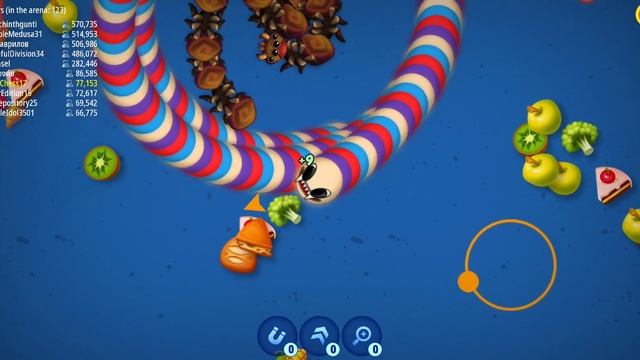 WORMS ZONE MAGIC SNAKE VIDEO #24 | SONAM GAMING 60 смотреть онлайн