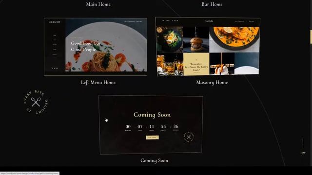 Gericht - Mesmerizing Restaurant WordPress Theme bar food смотреть онлайн