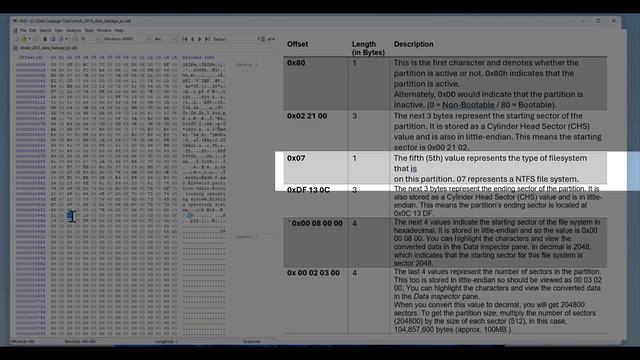 Understand the Partition Table within Master Boot Record (MBR) | Digital Forensics | File System смотреть онлайн