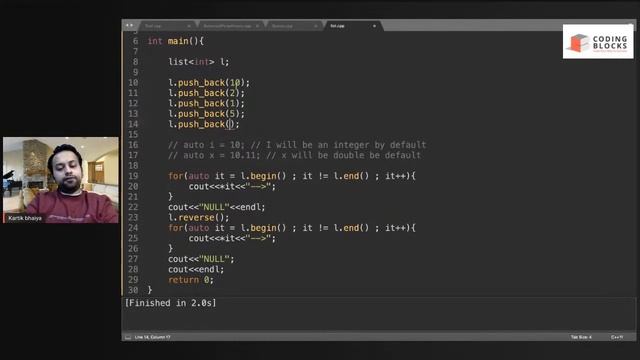 Session 13 | STL & Problem solving | Live C++ Beginner Course for College Freshers | Coding Blocks смотреть онлайн