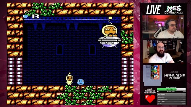 Ufouria: The Saga | Nintendo NES LIVE PLAYTHROUGH | NES Commando Action смотреть онлайн