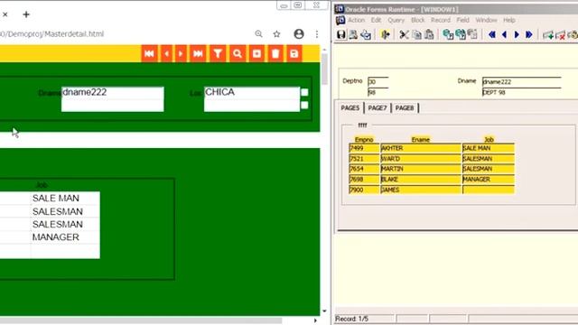Convert Oracle Forms to J2EE (Master Detail Block) смотреть онлайн
