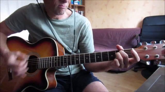 in the darkness (U.D.O.) cover acoustic guitar + tutorial riff смотреть онлайн