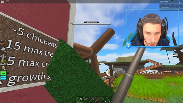 ROBLOX MINECRAFT?!! Building A FARM IN ROBLOX MINECRAFT!!! Roblox Skylands 2 (Roblox Gameplay) смотреть онлайн