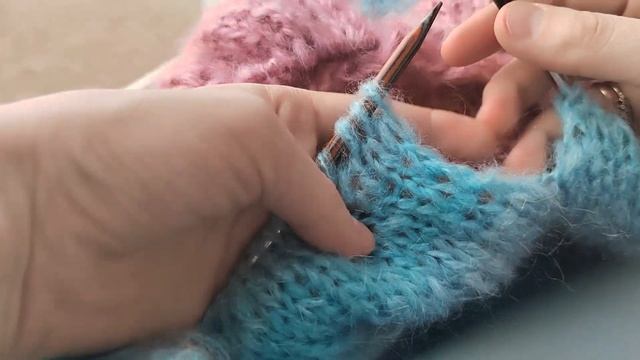 Вязаный свитер из Yarnart Bellissimo.Пошаговый МК смотреть онлайн