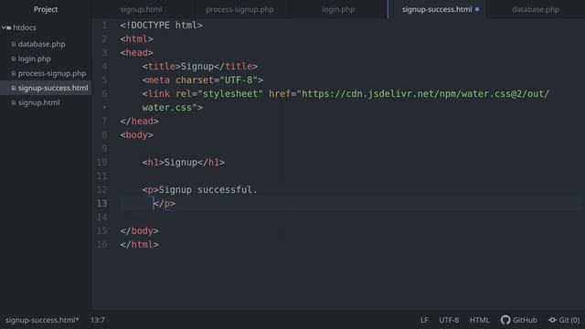 Signup and Login with PHP and MySQL смотреть онлайн