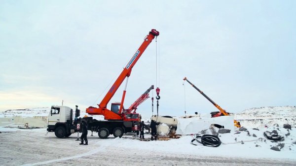 Первая поставка и сборка самосвалов Terex TR100