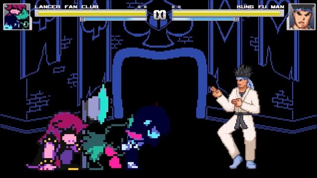 M.U.G.E.N: Deltarune Trio | Basic Gameplay + Combos смотреть онлайн