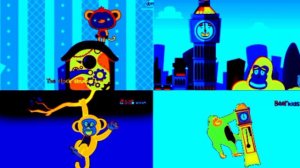 Hickory Dickory Dock | Monkey & Gorilla Party | Inversion + Thermal Cam Effects