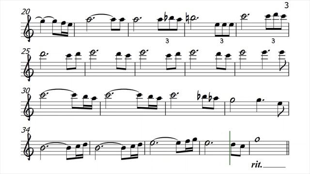 Ebb Tide Frank Sinatra Flute Violin Sheet Music Backing Track Play Along Partitura смотреть онлайн