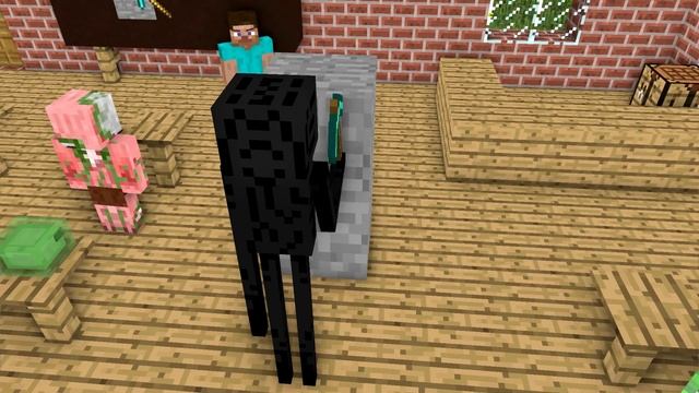 Monster School : DRAWING CHALLENGE - Minecraft Animation смотреть онлайн