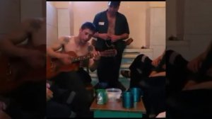 Цыган на нарах (журавли) четко исполнил