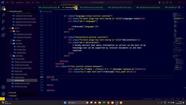 View & Clone Resume - Dynamic Resume Builder Web Application Project Part 7 | PHP Project смотреть онлайн