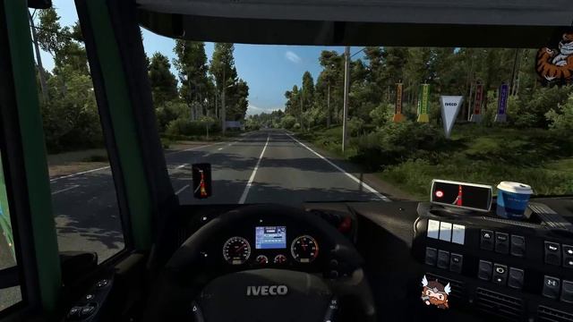 ETS2 1.42 - Euro Truck Simulator 2 - Iveco AS2 - Sankt Petersburg (RU) to Kouvola (FI) смотреть онлайн
