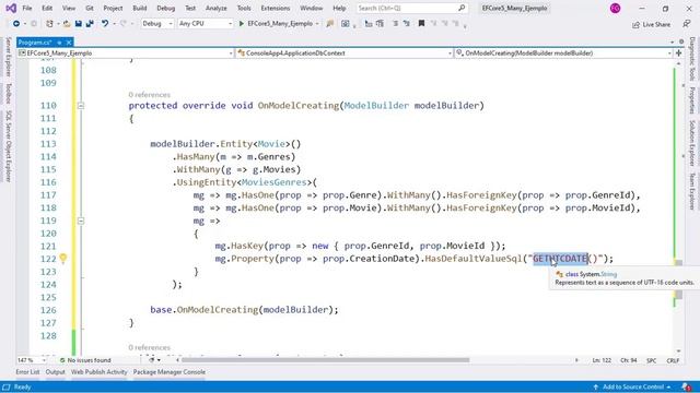 EF Core 5 - Configuring the Intermediate Table - Many to Many (New) смотреть онлайн