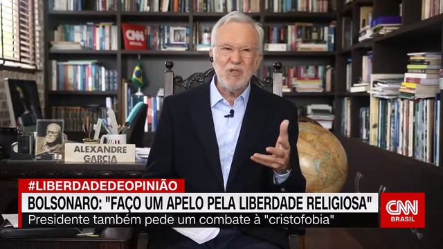 Bolsonaro: "faço um apelo pela liberdade religiosa" Presidente também pede um combate "cristofobia смотреть онлайн