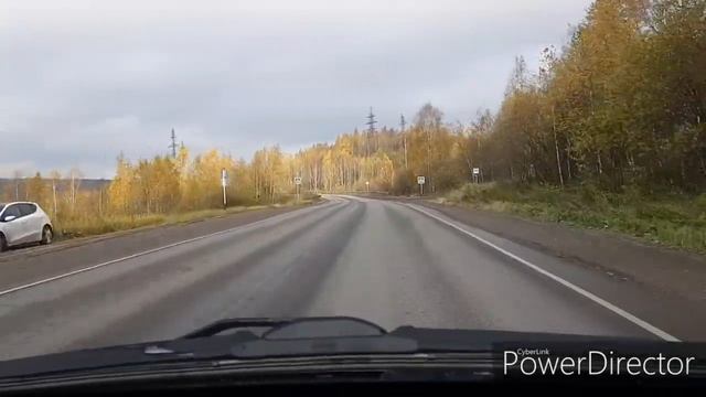 Золотая Осень,Губаха всторону пос.Северный гр.Звери - Тебе (дорога природа) смотреть онлайн