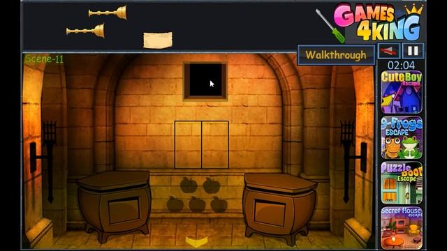 [G4K] Golden Palace Escape Walkthrough смотреть онлайн