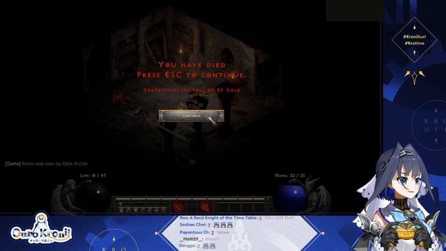 Kronii Стонит из за Diablo II [Hololive Ru Sub] смотреть онлайн