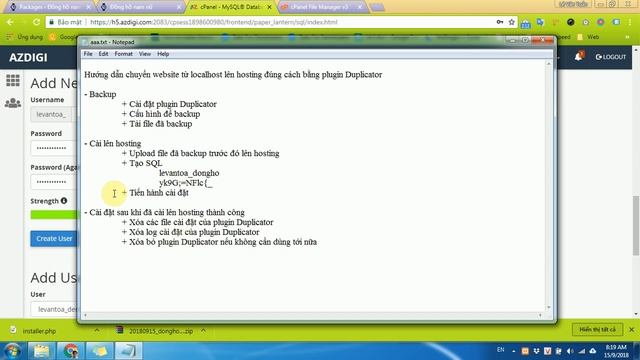 Hướng dẫn chuyển website WordPress từ localhost lên hosting nhanh chóng bằng plugin Duplicator смотреть онлайн