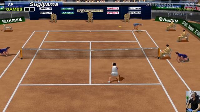 Virtua Tennis 2 [2002] | PS2 | Ai Sugiyama gameplay смотреть онлайн