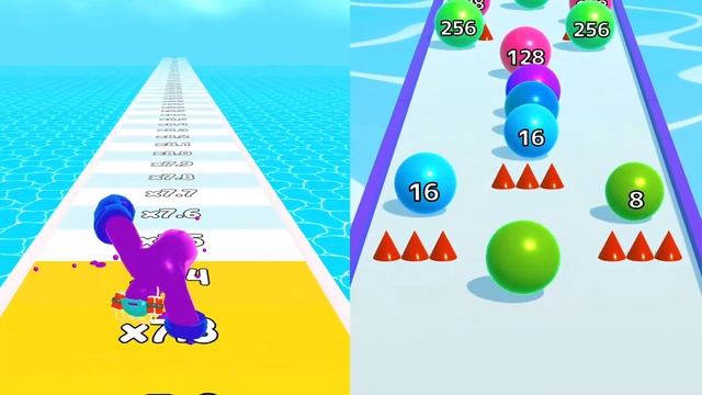⭐Join Blob Clash | Ball Run Infinity - Satisfying Mobile Walkthrough Game Android (Part 1) смотреть онлайн
