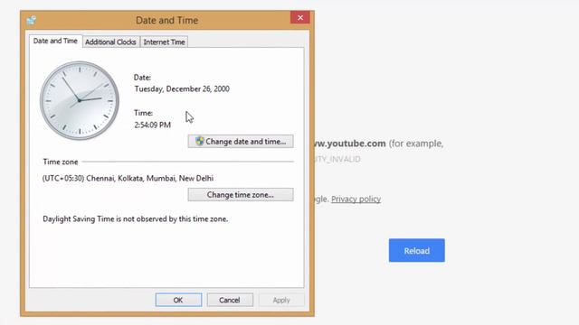 Your Connection Is Not Private NET::ERR_CERT_AUTHORITY_INVALID Privacy Error In Google Chrome
