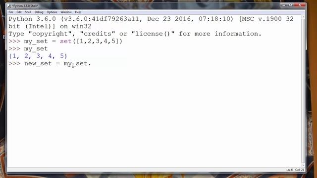 How to Copy a Set in Python programming language смотреть онлайн