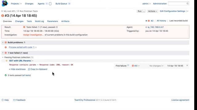 Run Postman / Newman Tests in TeamCity CI/CD смотреть онлайн