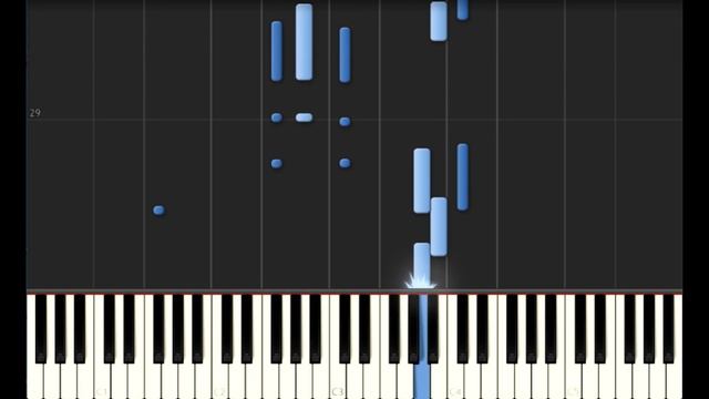 Chi Mai - Ennio Morricone "Le professionnel" Piano Synthesia Tutorial смотреть онлайн