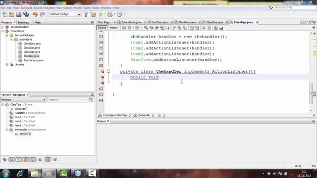 Tutorial Java dengan Netbeans - 42 Tutorial Membuat Action Listener смотреть онлайн