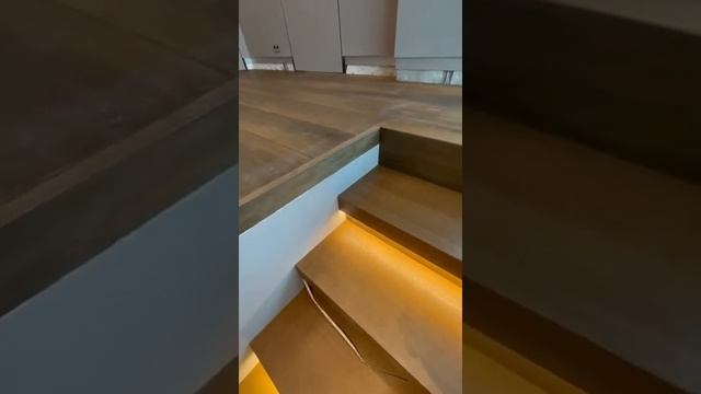 Лестница консольная с подсветкой смотреть онлайн