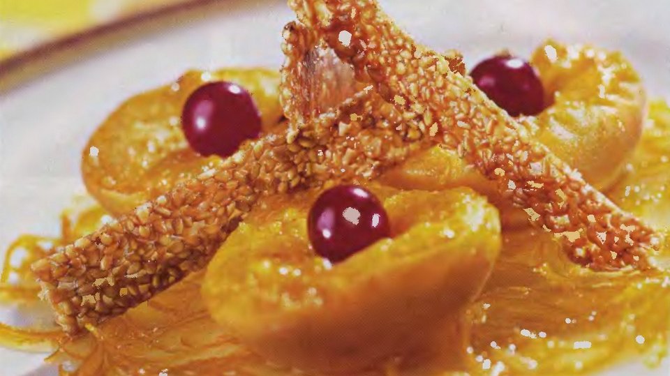 Абрикосы-фламбе с нугатином смотреть онлайн