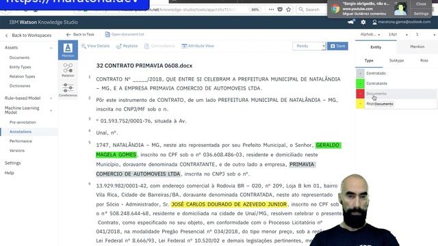 Lendo documentos através de modelos de AI no Watson Knowledge Studio e NLU смотреть онлайн