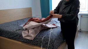 Как сшить простынь на резинке.Сколько надо резинки.Сложить 2-х спальнюю простынь красиво