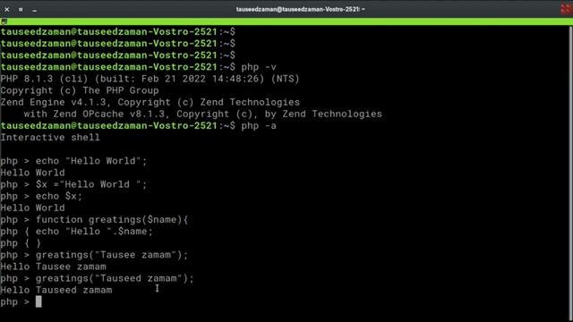 PHP Interactive shell // Execute PHP code inside your terminal/CMD #php смотреть онлайн