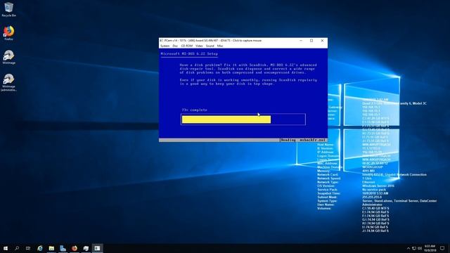 Installing MS-DOS 6.22 and Windows 3.11 on PCem - FULL TUTORIAL смотреть онлайн