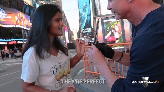 BEAUTIFUL New Smile for Brighter Image Lab Client LIVE in Time Square, NY смотреть онлайн