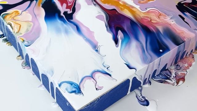 SUNRISE Acrylic Pour☀️ - Just Paint & Water - Bright Fluid Painting - Dutch Pour Acrylic Pouring смотреть онлайн