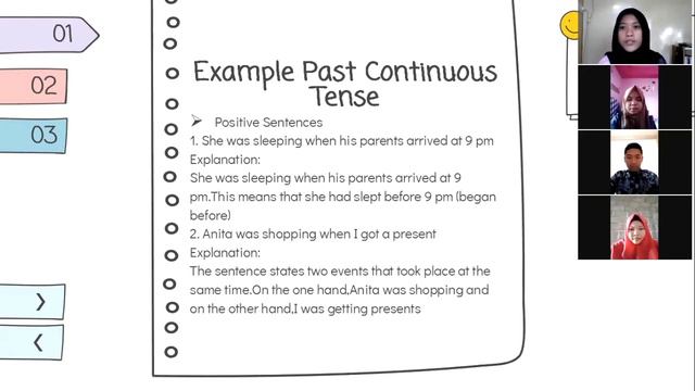 Group 3 : Past Continuous Tense смотреть онлайн