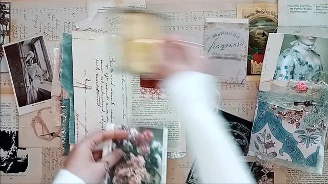 Something blue, something pink - vintage junk journal смотреть онлайн