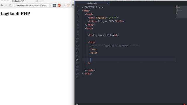 19 tipe data boolean смотреть онлайн