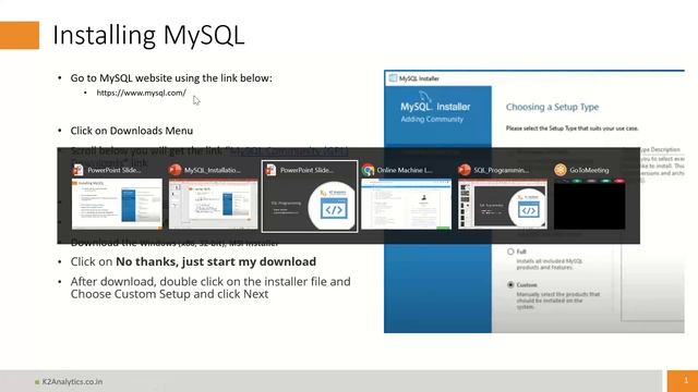 SQL Programming Complete Course | Data Science | CRUD | MySQL Installation | k2analytics.co.in смотреть онлайн