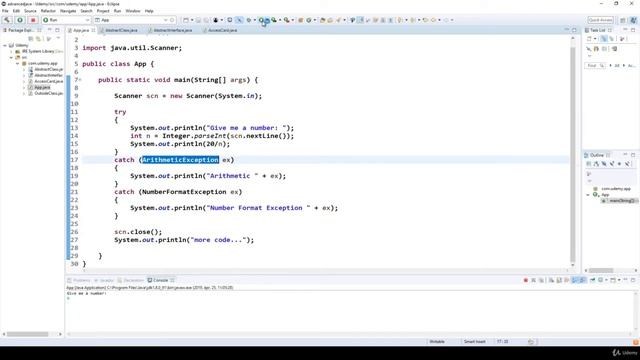 #45 Exceptions | Java Programming: Step by Step from A to Z смотреть онлайн