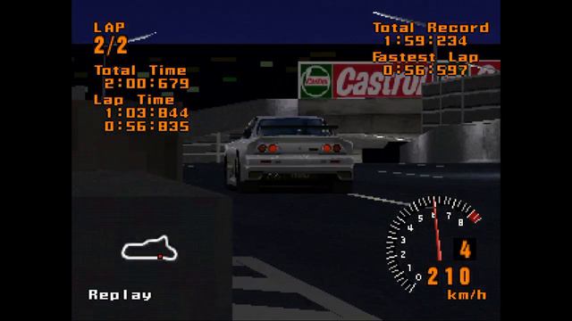 Gran Turismo PS1 - Nismo GT-R LM (GT HIFI Mode Replay) смотреть онлайн