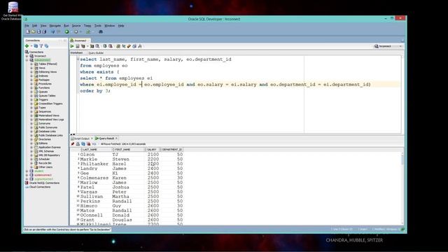 ORACLESQL23 - podzapytania wielokolumnowe смотреть онлайн