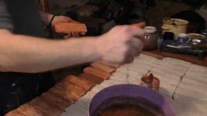 Покраска гипсовой плитки под старый кирпич, своими руками