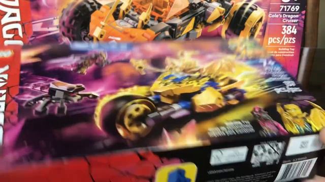 Ninjago crystalized sets unboxing Jay’s Golden dragon bike+Cole’s dragon cruiser смотреть онлайн